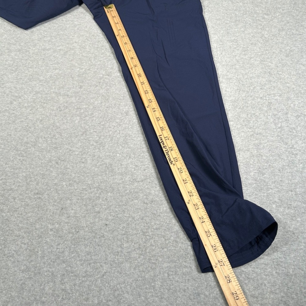 FIGS Scrub Pants Technical Collection Women XS Petite Navy Blue Snap Button NWOT - Picture 9 of 9